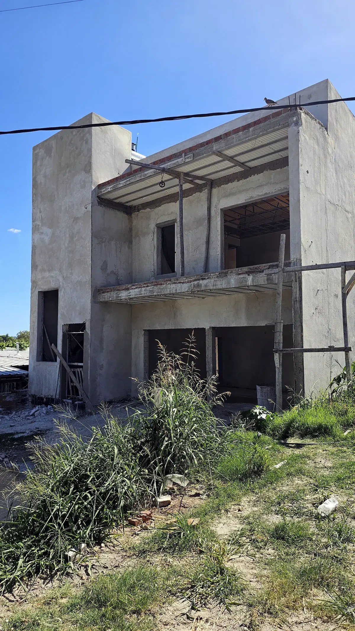 Obra deportiva en construccion